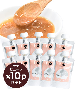 J&C プレミアムトリーツ ツナピューレ 60g×10