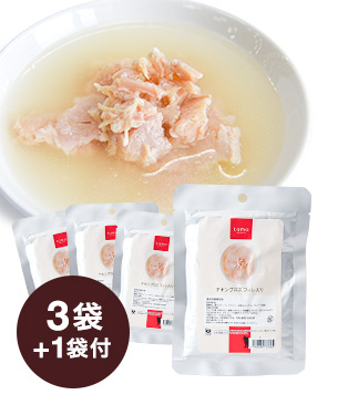 tama チキンブロスフィレ入り 80g 3＋1セット