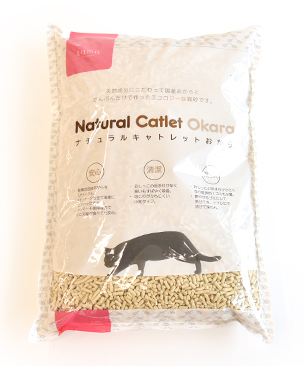 おからの猫砂『Natural Catlet Okara(ナチュラルキャトレット おから)』