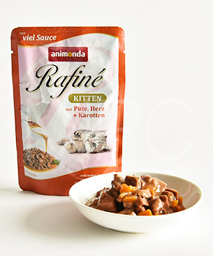 アニモンダ ラフィーネチャンク withソース キツン 七面鳥・心臓・ニンジン 100g