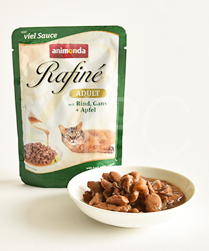アニモンダ ラフィーネチャンク withソース アダルト 牛・ガチョウ・リンゴ 100g
