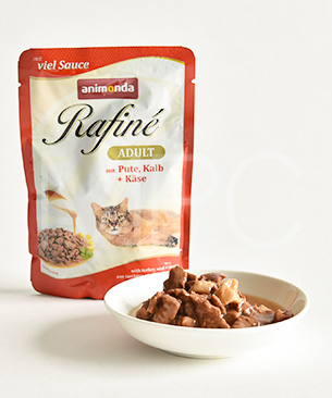 アニモンダ ラフィーネチャンク withソース アダルト 七面鳥・子牛・チーズ 100g