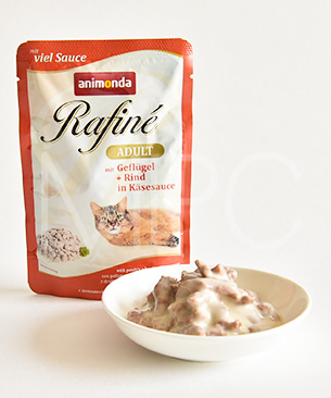 アニモンダ ラフィーネチャンク withソース アダルト 鳥・牛・チーズソース 100g