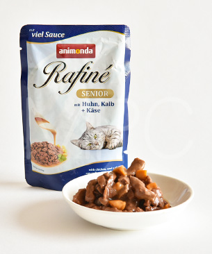 アニモンダ ラフィーネチャンク withソース シニア 鶏・子牛・チーズ 100g