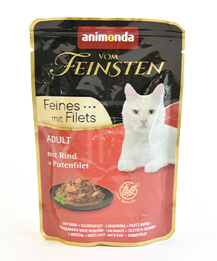 アニモンダ フォムファインステン デリ 牛・ターキーフィレ 85ｇ