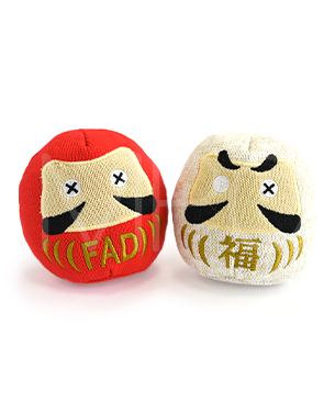 FAD 【数量限定品】 プラッシュトイ ダルマ レッド S