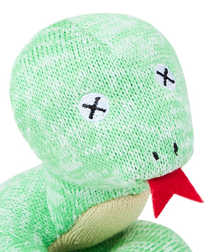 FAD【数量限定品】干支プラッシュトイ スネーク グリーン ワイド S