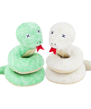 FAD【数量限定品】干支プラッシュトイ スネーク グリーン ワイド S