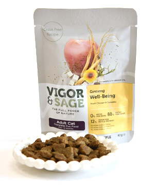 （成猫用）ビゴー＆セージ ジンセン ウェルビーイング　40g
