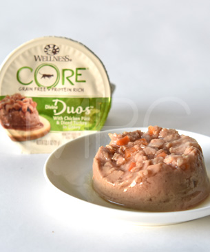 ウェルネス コア ディバインデュオ チキンパテ&角切りターキー-79g