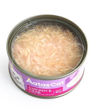 アタス CAT クリーミー チキン＆クラブ 80g