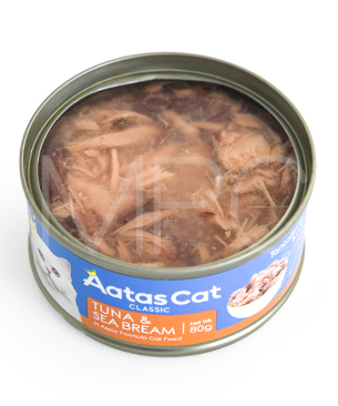アタス CAT タンタライジング ツナ＆シーブリーム 80g