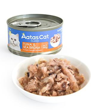 アタス CAT タンタライジング ツナ＆シーブリーム 80g