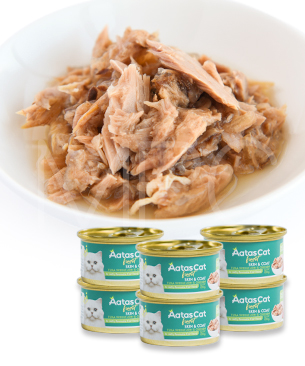 アタス【数量限定品】デイリーディフェンス ツナ＆チキン スキン&コート 6個セット