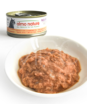 アルモネイチャー CAT HFC マグロ&エビムース 70g
