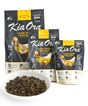 バックトゥベーシックス キア オラ CAT キャットフード ケージフリーチキン