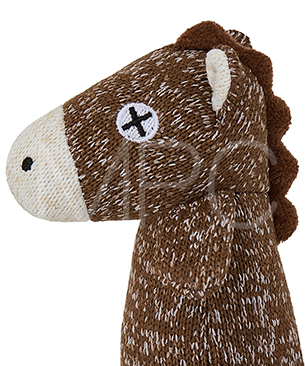 FAD 【数量限定品】 干支プラッシュトイ ホース ブラウン スリム S