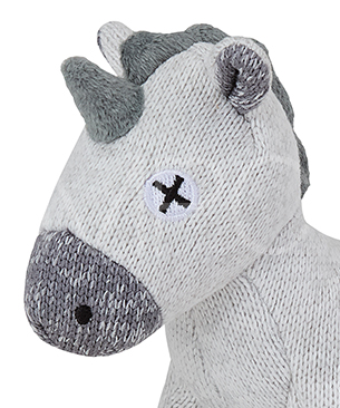 FAD 【数量限定品】 干支プラッシュトイ ホース グレー ワイド S