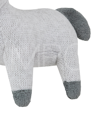 FAD 【数量限定品】 干支プラッシュトイ ホース グレー ワイド S