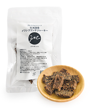 J&C プレミアムトリーツ 北海道産 イワシ クランチジャーキー 15g