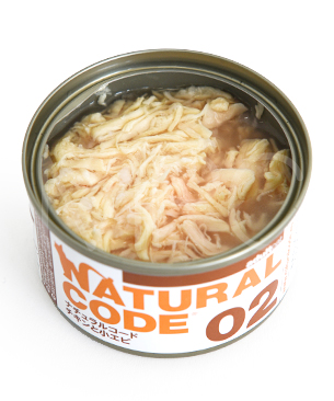 ナチュラルコード CAT クッキングウォーター チキンと小エビ 85g NC02