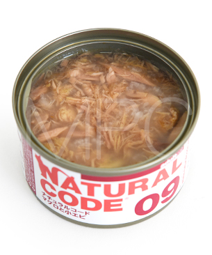 ナチュラルコード CAT クッキングウォーター マグロと小エビ 85g NC09