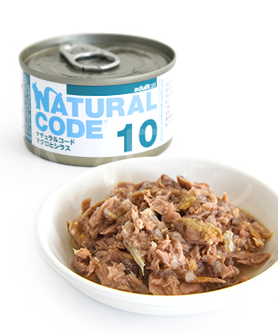 ナチュラルコード CAT クッキングウォーター マグロとシラス 85g NC10