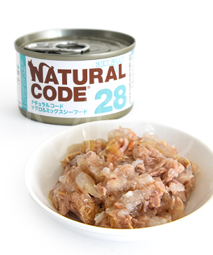 ナチュラルコード CAT ソフトジュレ マグロ＆ミックスシーフード 85g NC28