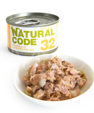 ナチュラルコード CAT ソフトジュレ マグロ クランベリー入り 85g NC32