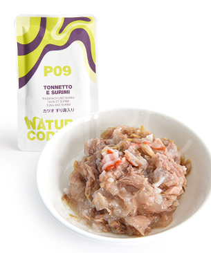 ナチュラルコード パウチタイプ カツオ すり身入り 70g