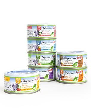 シグネチャー7 CAT グレービー キャットニップ 【金】 ツナ 70g