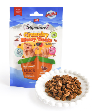 シグネチャー7 CAT クランチー ミーティートリーツ ダックフレーバー 50g