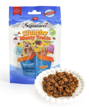 シグネチャー7 CAT クランチー ミーティートリーツ サーモンフレーバー 50g