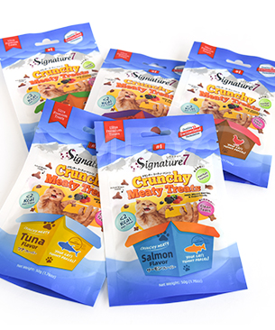 シグネチャー7 CAT クランチー ミーティートリーツ チキンフレーバー 50g