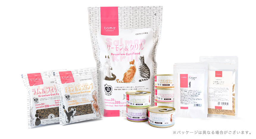 メインのフードはどれにする？こちらの3種類からお選びいただけます。