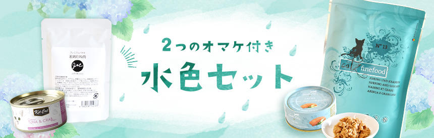 【完売】2つのオマケ（508円相当）付き「水色セット」/1,056円