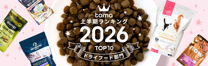 上半期人気ランキング2026（ドライフード部門）