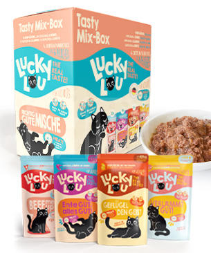 ラッキールー アダルト テイスティミックス 125g×6パウチ アソートセット / 2,143円(22%オフ)