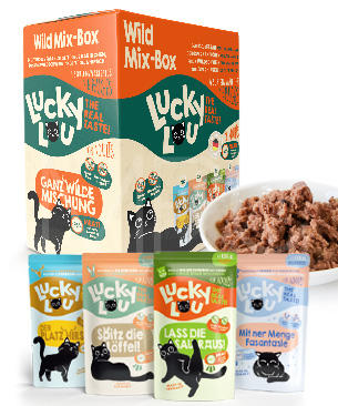 ラッキールー アダルト ワイルドミックス 125g×6パウチ アソートセット / 2,143円(22%オフ)