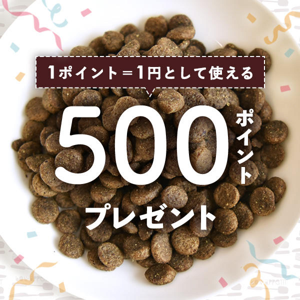 モニター結果をご回答後、1ポイント＝1円として使えるtamaのポイント500ポイントをプレゼントいたします。
