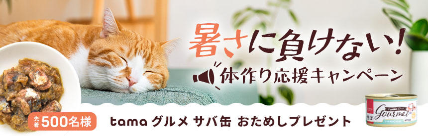 【先着500名様】暑さに負けない体作りを応援「tama グルメ缶」プレゼント