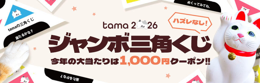 【先着500名様】ハズレなし！ジャンボ三角くじ★大当たりは《1,000円クーポン》