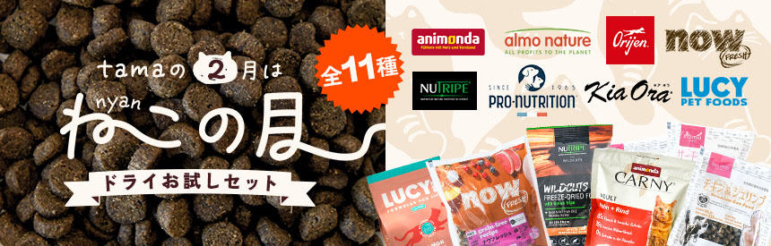 【数量限定】全11種類集めました◎ドライフードお試しセット / 1,098円