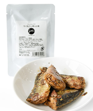 【26位】J&C プレミアムパウチ サバ丸ごと柔らか煮-60g