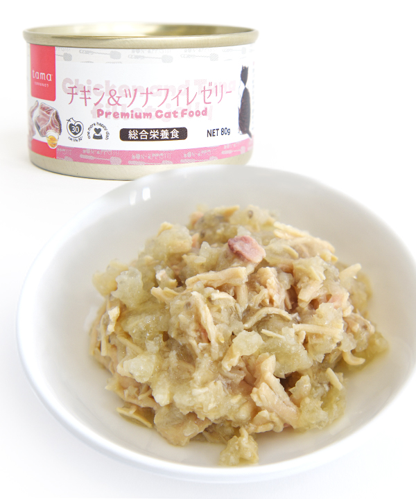 tama 総合栄養食 チキン＆ツナフィレゼリー 80g