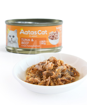 アタス CAT タンタライジング ツナ&ビーフ 80ｇ