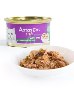 アタス CAT ソウルスーパーフード ライトミートツナwithケール 80ｇ