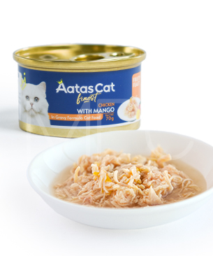 アタス CAT フルーティーフィースト チキンwithマンゴー 70ｇ