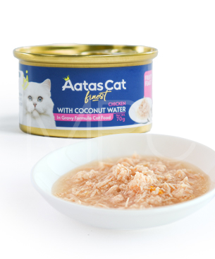 アタス CAT フルーティーフィースト チキンwithココナッツウォーター 70g