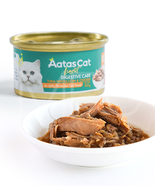 アタス CAT デイリーディフェンス ツナ&チキン ディジェスティブケア 80g